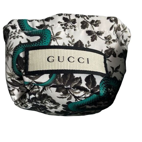 Gucci Double G Crystal Stone Aged Gold Metal Band 12 Stones Ring Size M/7 - Picture 11 of 14